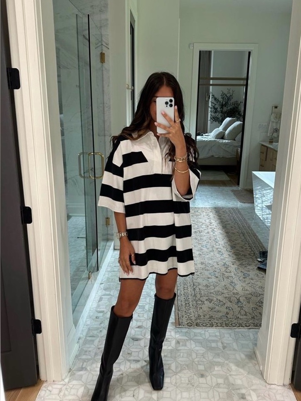 ANTHROPOLOGIE / DAILY PRACTICE RUGBY STYLE DRESS / TOP    ORIGINAL PRICE $120.00